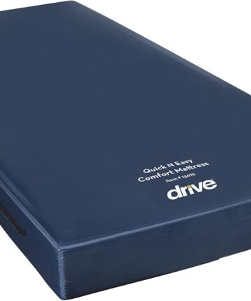 Drive Medical FoamQuick'n Easy Comfort Mattress, Blue