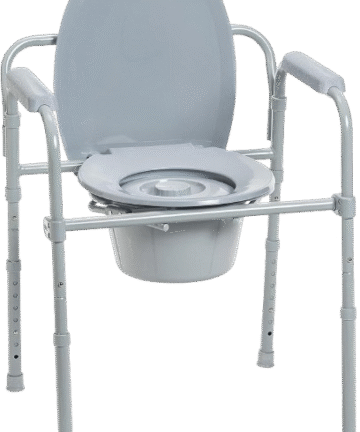Drive Folding Steel Commode RTL11158KDR